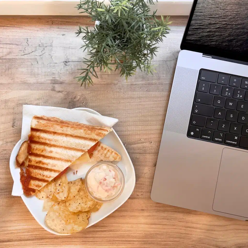 Homemade Toastie with Crisps