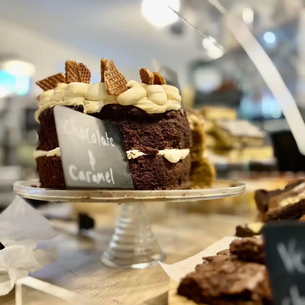 Home-made Chocolate and Caramel Cake