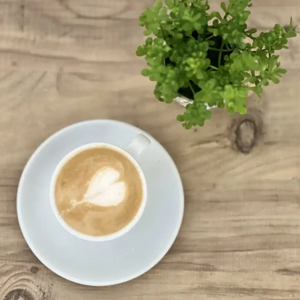 Coffee with Latte Art